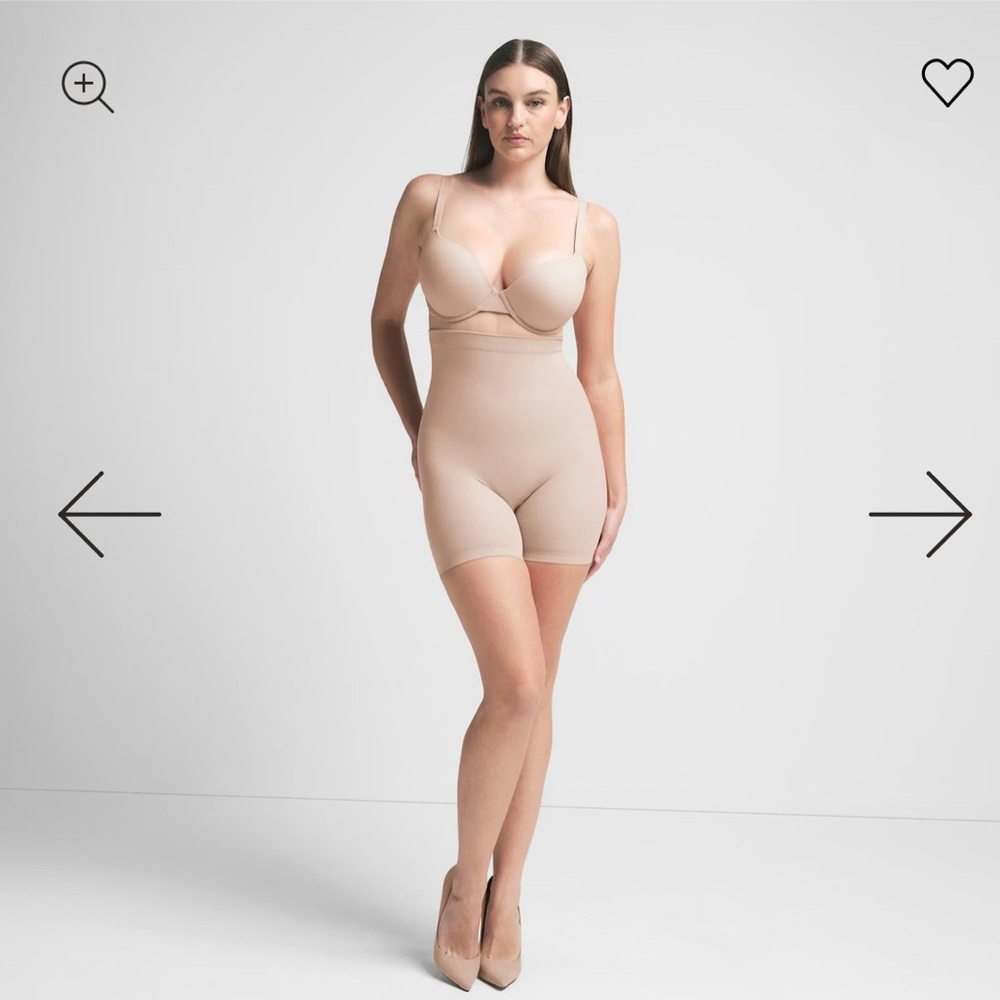 🩳 SKIMS Seamless Sculpt MID THIGH SHORT Color Mica/Tan Size Extra Small/XS NWOT